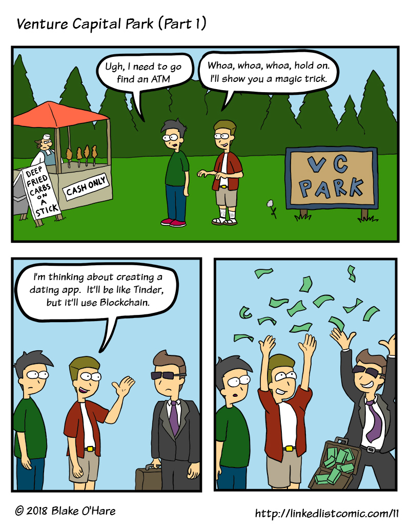 Little did he know that this same fried carb stand caused the formation of the actual Tinder in a similar manner a few years prior.