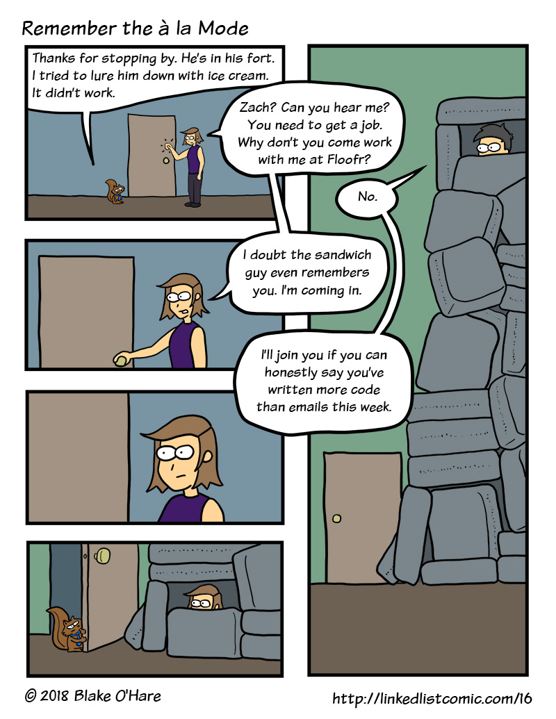 The cushions come from one of those giant L-shaped living room couches.