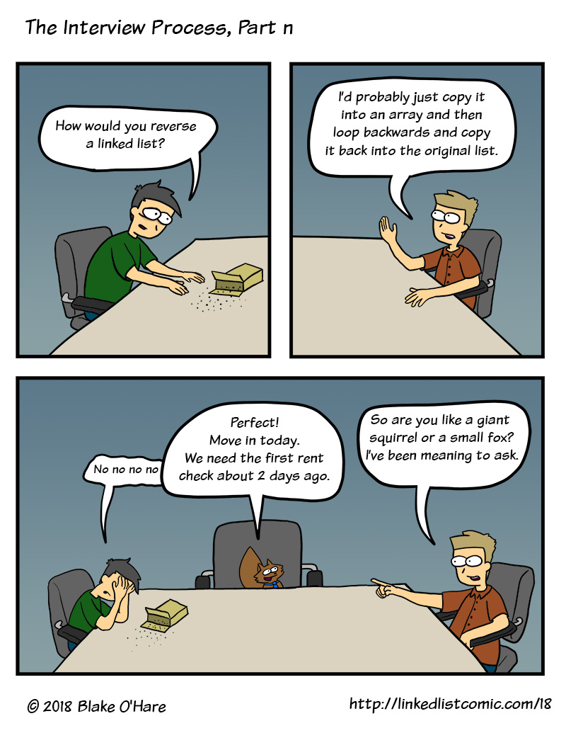 It's a squirrel that seems to periodically change sizes depending on the comic.